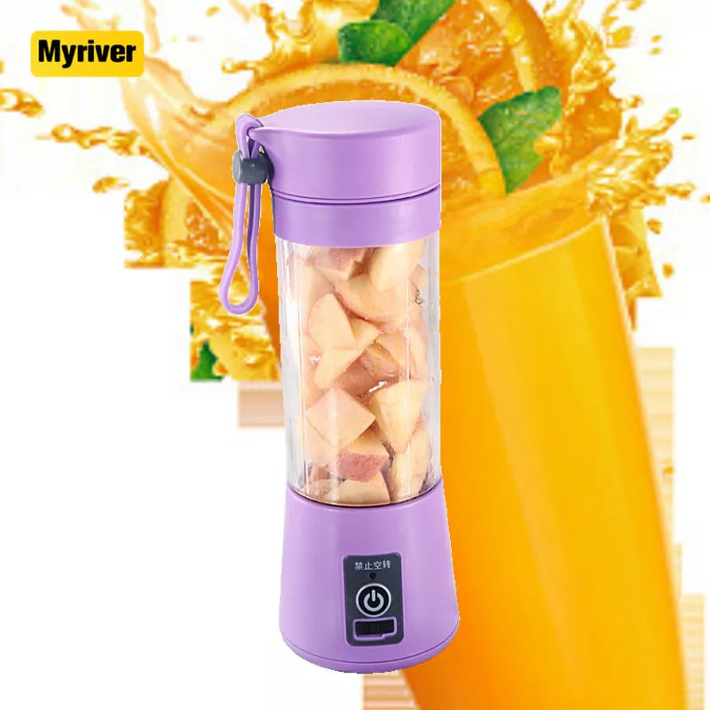 Personal Use Home Usb 6 Blades Mini Blender Rechargeable Fruit Juice Blenders